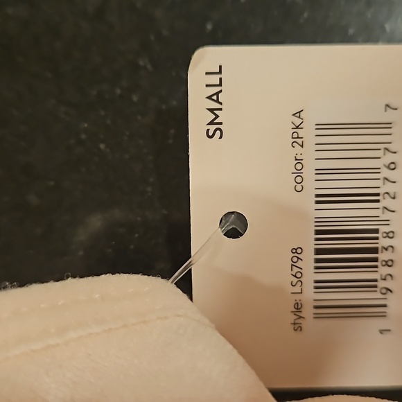 💕LAURA ASHLEY💕 Lace Back Bralettes (2 Pack) ~ Pink & White Small NWT - Picture 8 of 13